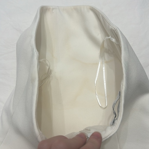 Safiyaa Rowan white feather dress detailing size 4 - Picture 15 of 16